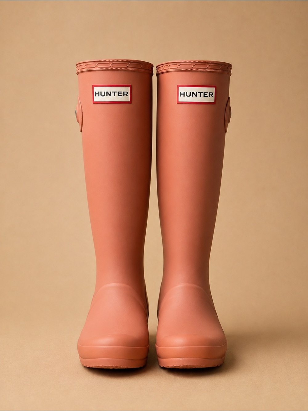 Hunter Original Kids Tall Rain Boots Blush Pink EU 37 US Kids 5 Fits Women’s 6